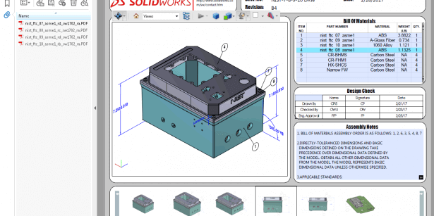 SOLIDWORKS MBD Used To Manage 3D PDF Attachments