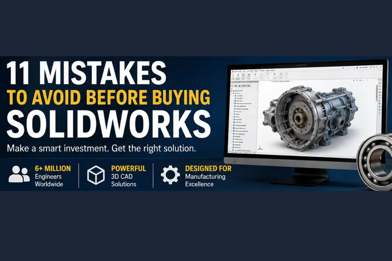 Top 11 Mistakes Companies Make Before Buying SOLIDWORKS