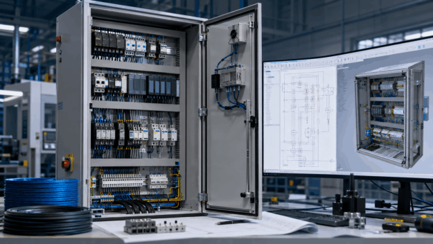 solidworks-electrical-schematic-3d-panel-layout