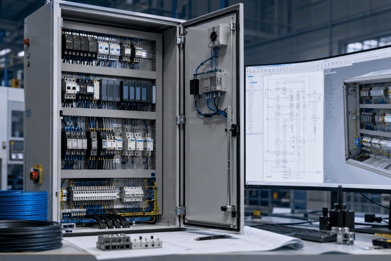 solidworks-electrical-schematic-3d-panel-layout